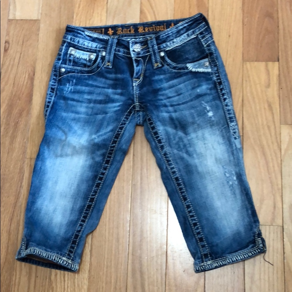 Rock revival capris